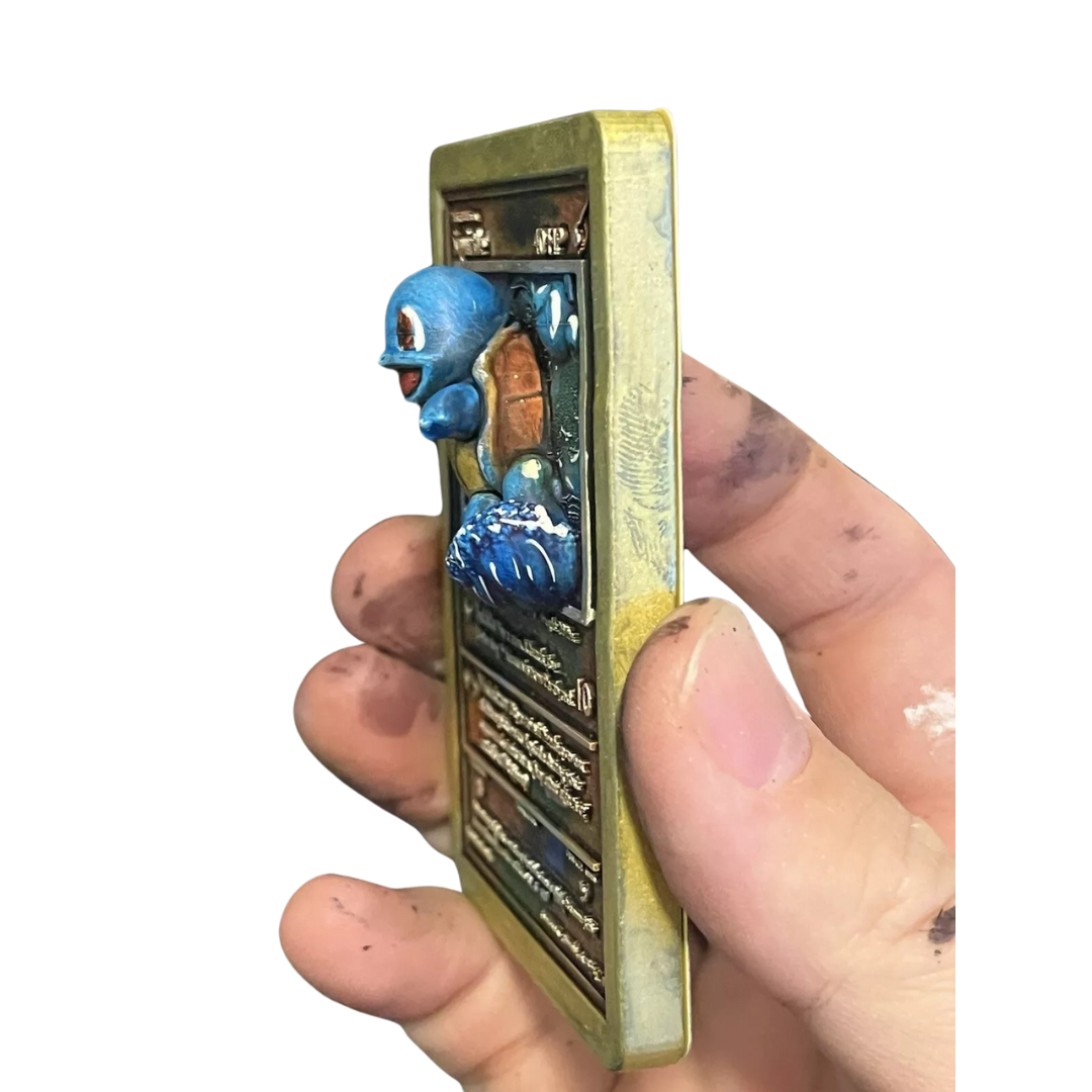 3D Squirtle Pokémon Card