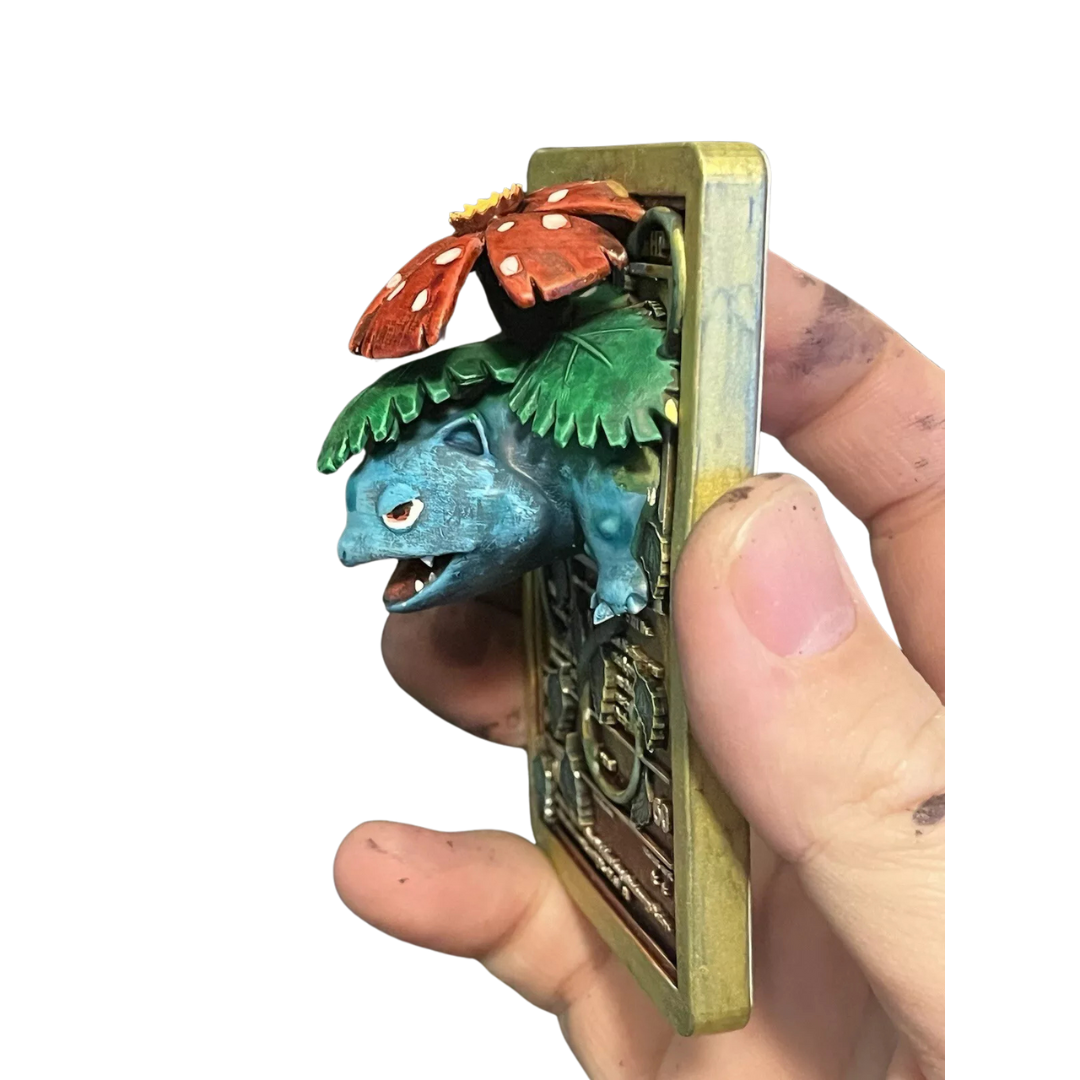 3D Venusaur Pokémon Card