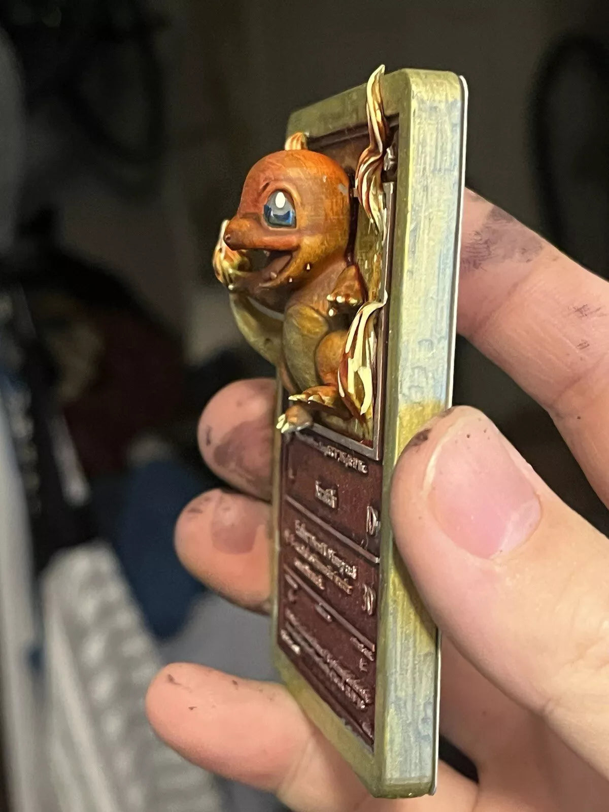 3D Charmander Pokémon Card