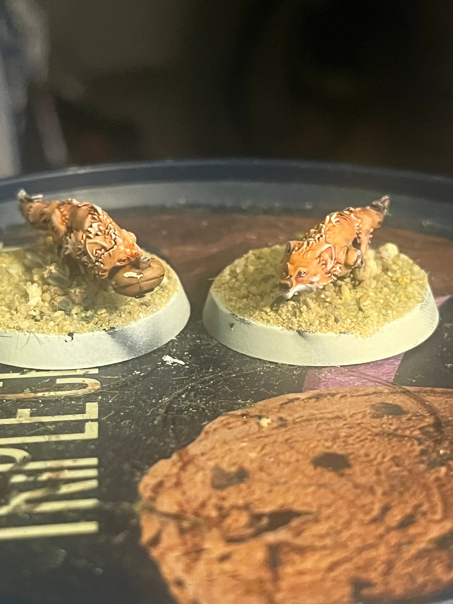 Beautifully painted Glimdarrow groundhogs gnome blood bowl team