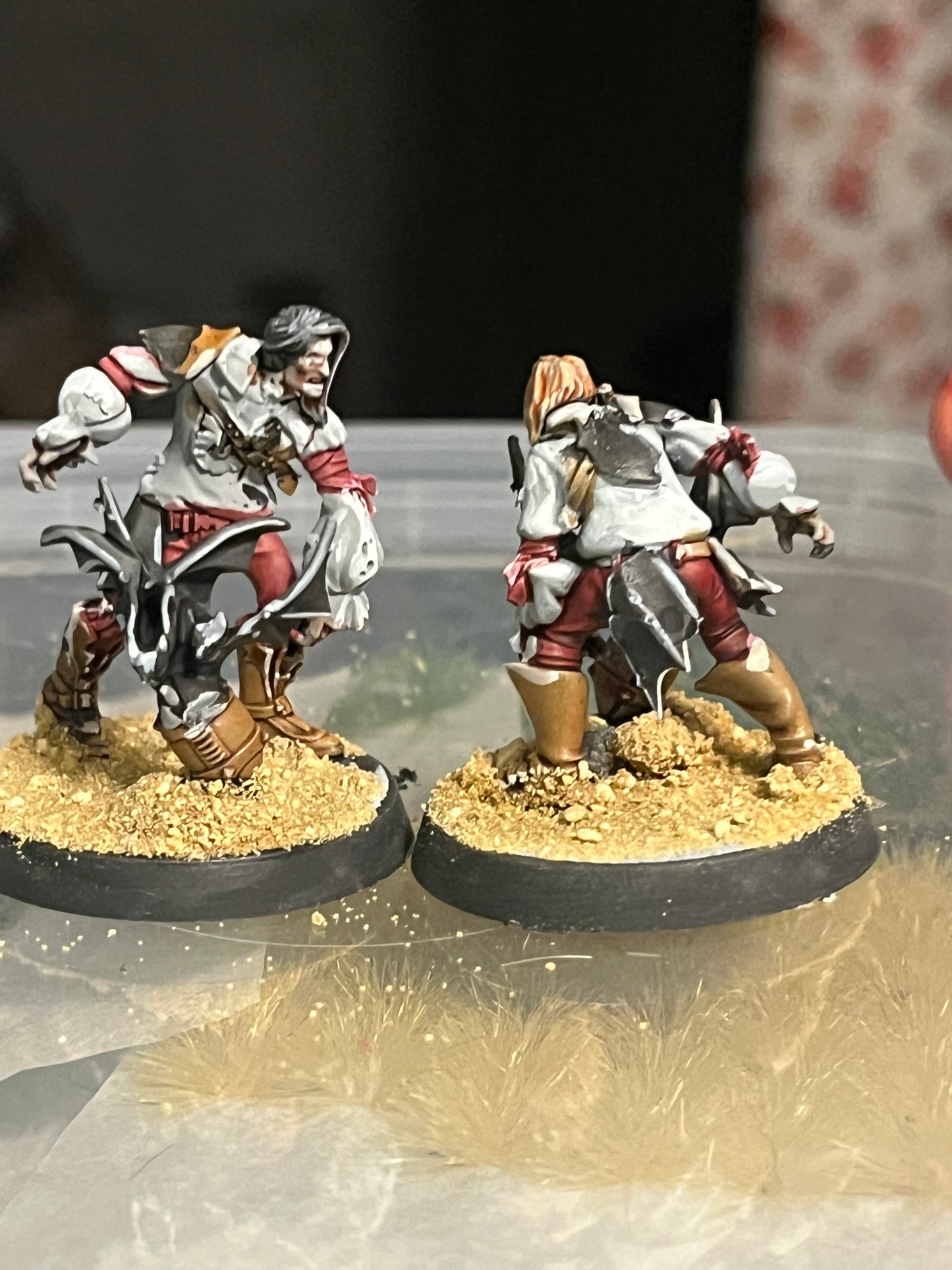 Well painted DrakFang thirsters blood bowl team