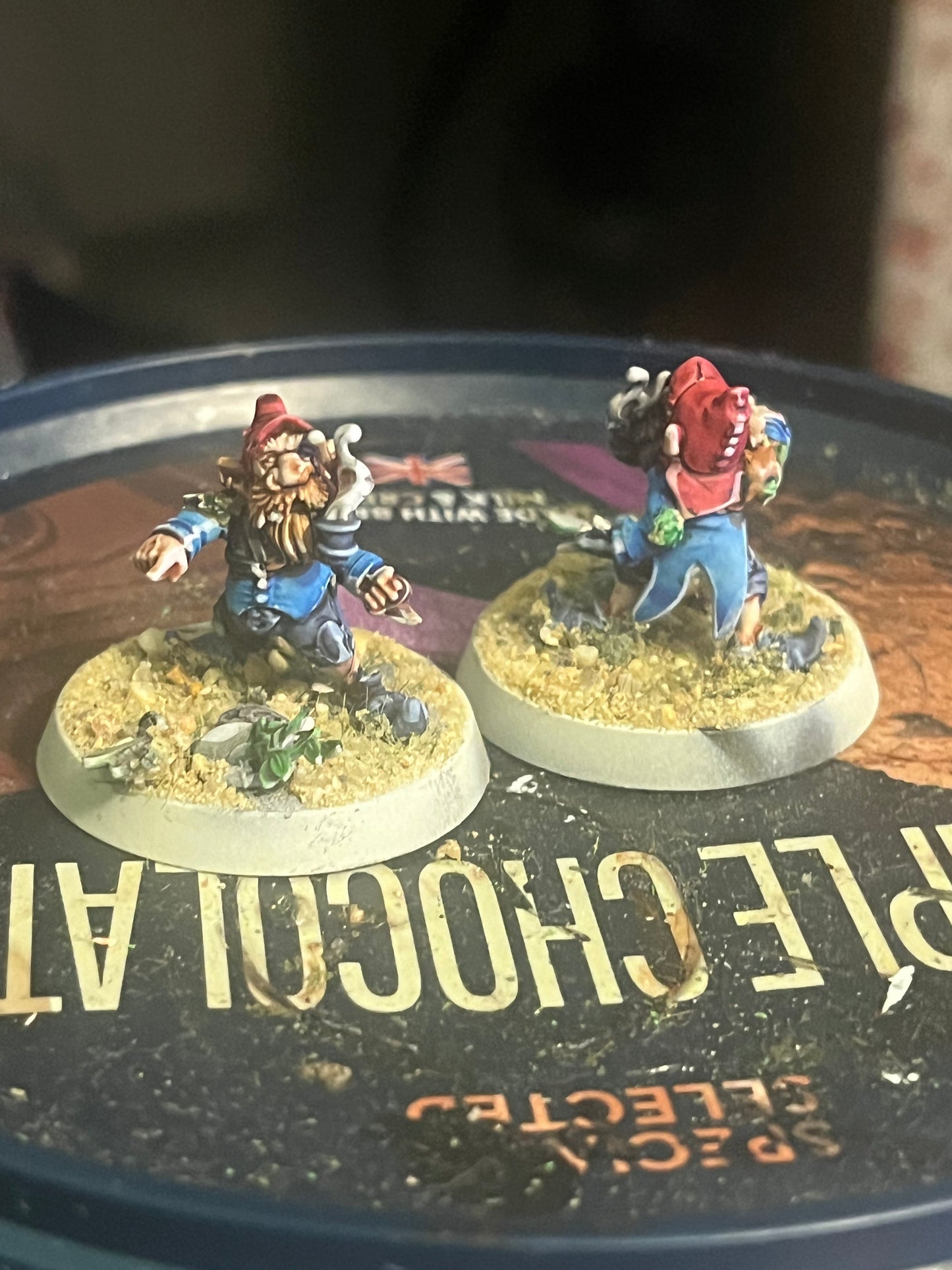 Beautifully painted Glimdarrow groundhogs gnome blood bowl team