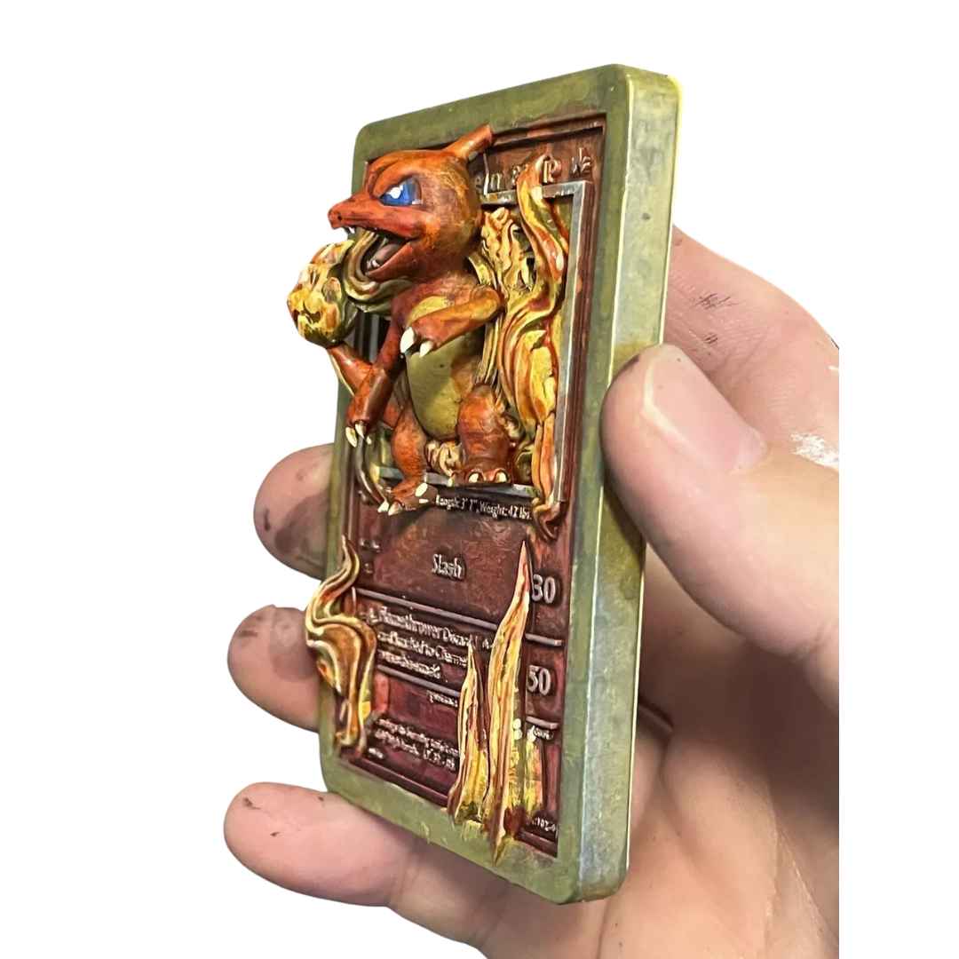 3D Charmeleon Pokémon Card