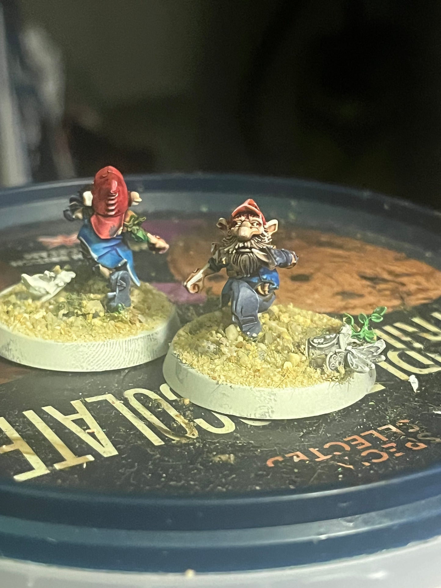Beautifully painted Glimdarrow groundhogs gnome blood bowl team