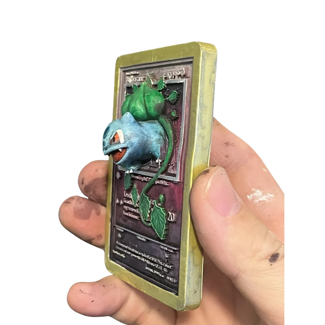 3D Bulbasaur Pokémon Card