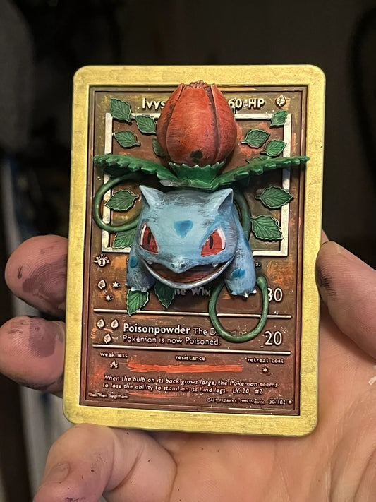 3D Ivysaur Pokémon Card