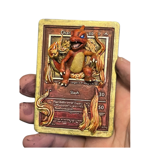 3D Charmeleon Pokémon Card
