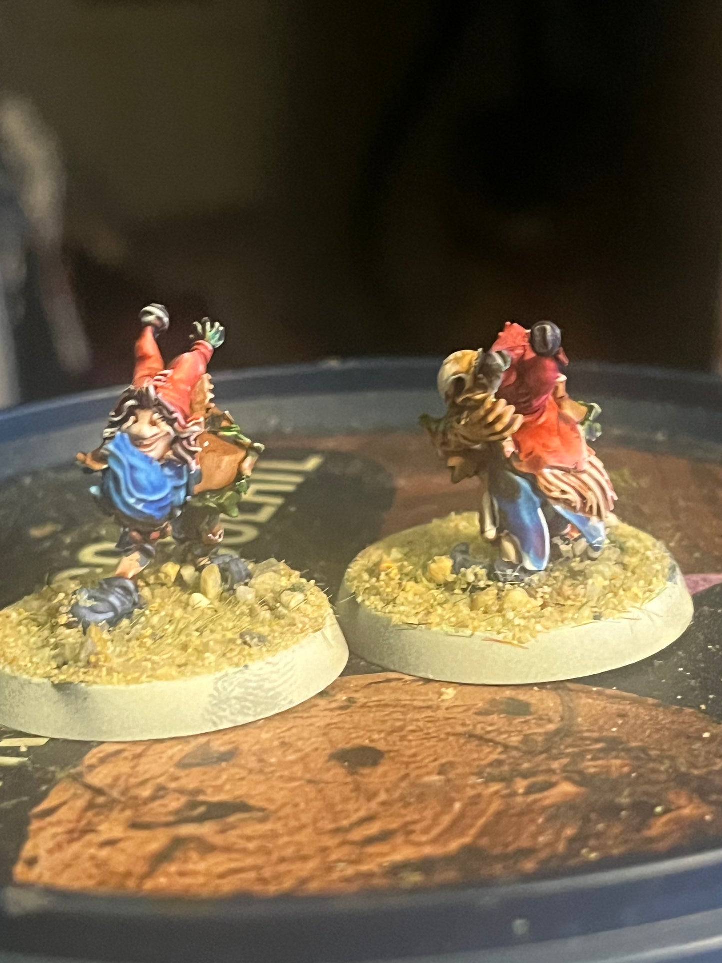Beautifully painted Glimdarrow groundhogs gnome blood bowl team
