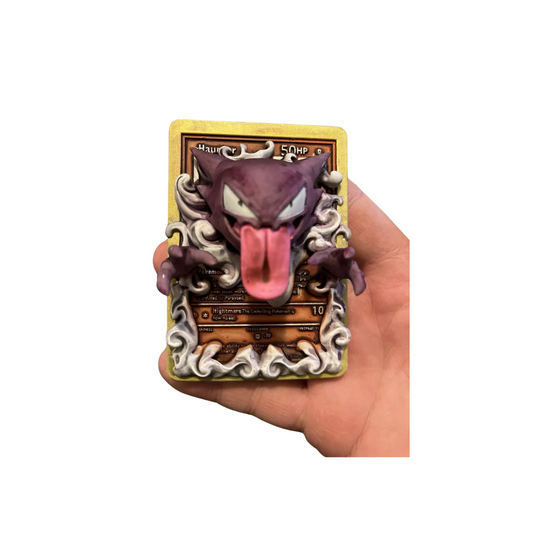 3D Haunter Pokémon Card